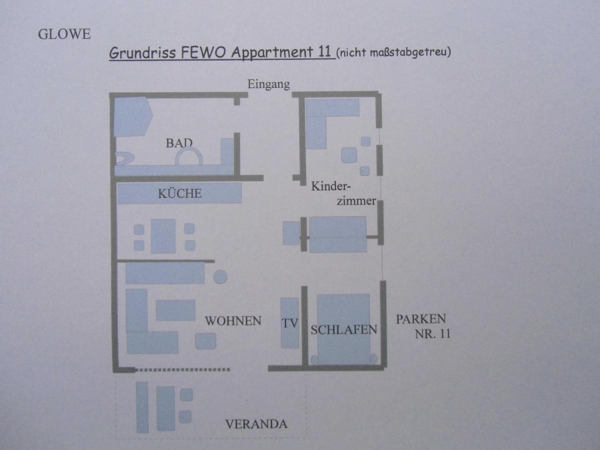 Appartment Haus Glowe - Wohnung 11 - 300 M Zum Strand Klein Gelm Exterior photo